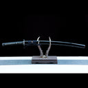 True Katana Sword – Handmade T10 High Carbon Steel Blade – Full Tang – High Performance – Black
