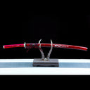 True Katana Sword – Handmade T10 High Carbon Steel Blade – Full Tang – High Performance – Red