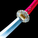 True Katana Sword – Handmade T10 High Carbon Steel Blade – Full Tang – High Performance – Red
