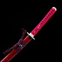 True Katana Sword – Handmade T10 High Carbon Steel Blade – Full Tang – High Performance – Red