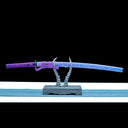True Katana Sword – Handmade T10 Steel Blade – Purple – Battle Ready