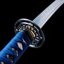 Real Katana Sword – Handmade T10 Carbon Steel Blade – Blue – Battle Ready
