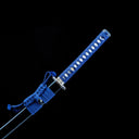Real Katana Sword – Handmade T10 Clay Tempering Steel Blade – Black Scabbard – Battle Ready
