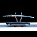 Wakizashi Sword – Hand forged T10 Carbon Steel Japanese Wakizashi – Black Saya