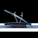 Wakizashi Sword – Hand forged T10 Carbon Steel Japanese Wakizashi – Black Saya