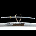 White Katana – High performance Real Japanese Katana Sword – 1065 Carbon Steel Blade