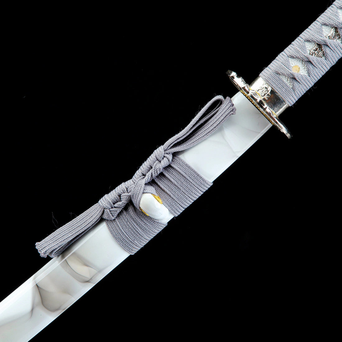 White Katana – High performance Real Japanese Katana Sword – 1065 Carbon Steel Blade