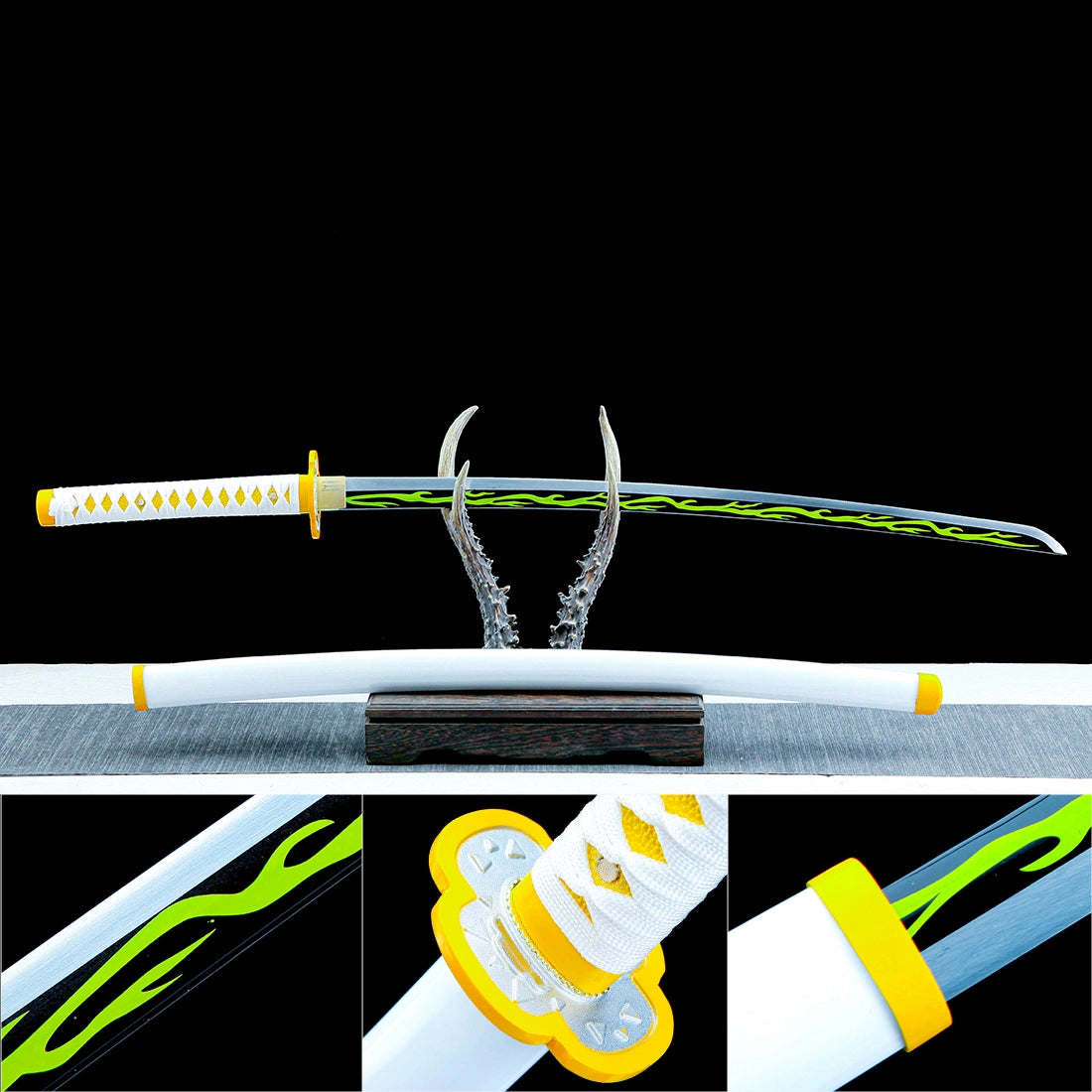 Zenitsu Agatsuma's Sword – Demon Slayer Sword – Kimetsu No Yaiba Sword – Nichirin Sword