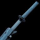 Riveted G10 handle and PVD-coated 440C stainless steel tsuba on Pioneer Katana